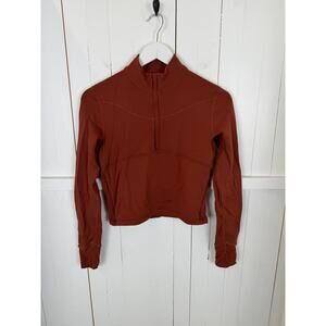 Lululemon Size 4 Orange Pullover Sweatshirt NWOT